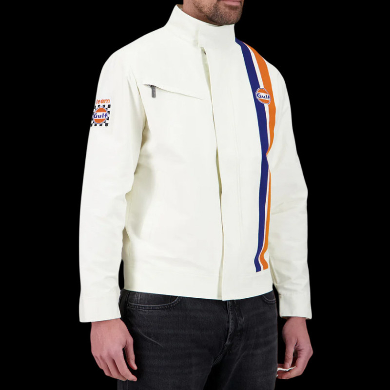 Motorcycle Jacket Mcqueen Le Mans Gulf Tag Heuer Jacket Duo Gulf
