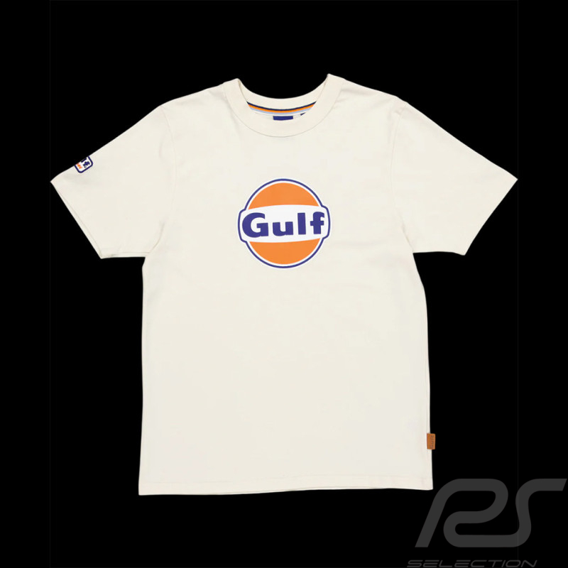 Gulf T-Shirt Racing Ecru GU251TSM05-003 - herren