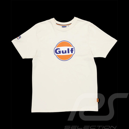 T-shirt Gulf Racing Ecru GU251TSM05-003 - homme