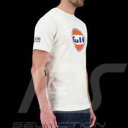 T-shirt Gulf Racing Ecru GU251TSM05-003 - homme