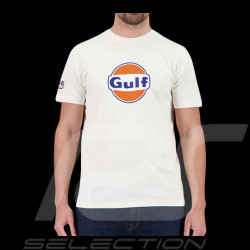 Gulf T-Shirt Racing Ecru GU251TSM05-003 - herren