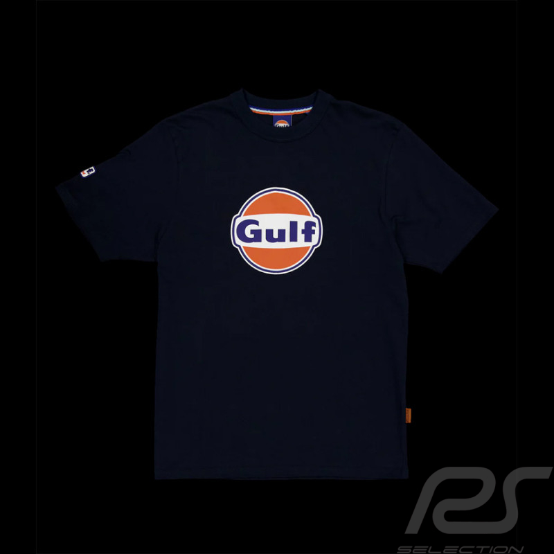 T-shirt Gulf Racing Bleu Marine GU252TSM05-100 - homme