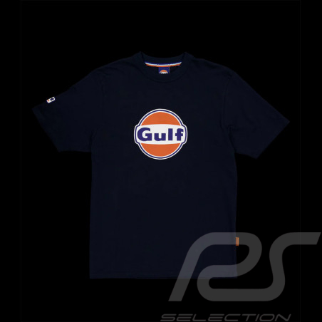 T-shirt Gulf Racing Bleu Marine GU252TSM05-100 - homme