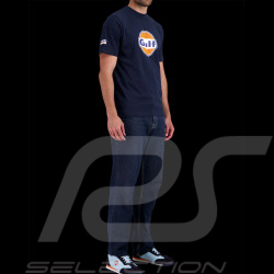 T-shirt Gulf Racing Bleu Marine GU252TSM05-100 - homme