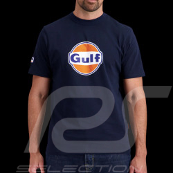 T-shirt Gulf Racing Bleu Marine GU252TSM05-100 - homme