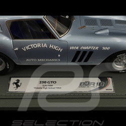 Ferrari 250 GTO s/n 3589 Victoria High School 1964 Light Blue Metallic 1/18 BBR BBR1869A