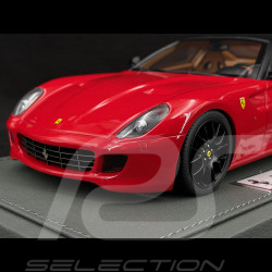 Ferrari 599 GTB Fiorano 2006 Rosso Corsa Cuoio Innenraum 1/18 BBR1871A1