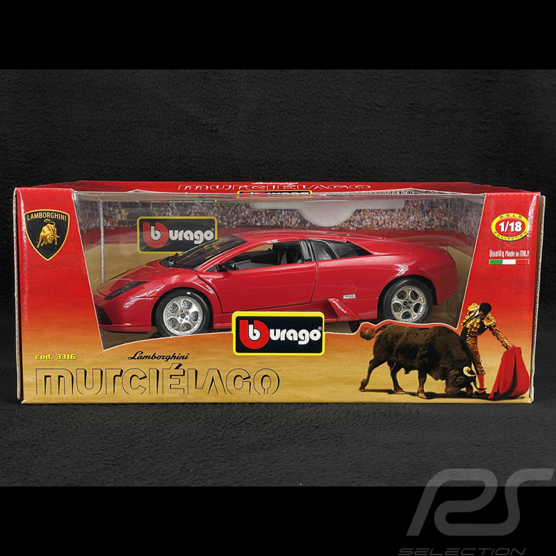 Lamborghini Murcielago 2001 Rouge Métallisé 1/18 Bburago 3316