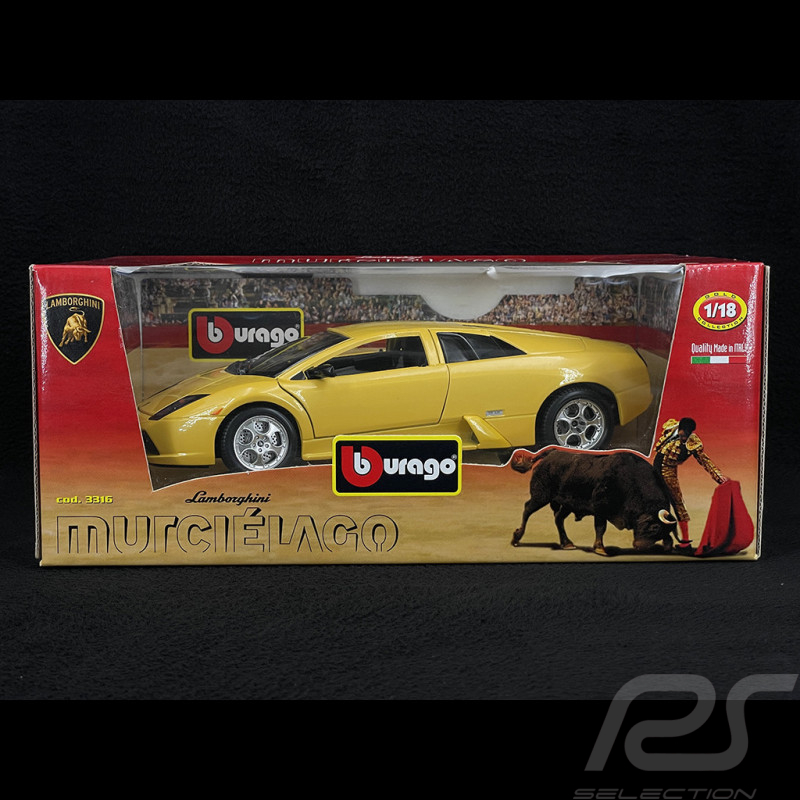 Lamborghini Murcielago 2001 Jaune Métallisé 1/18 Bburago 3316