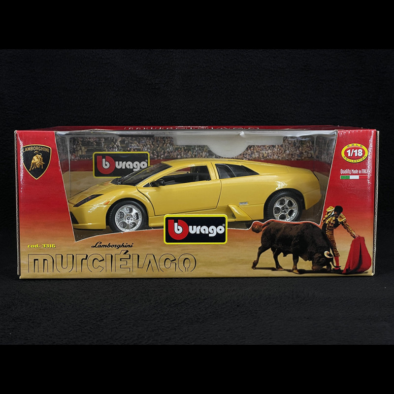 Lamborghini Murcielago 2001 Yellow Metallic 1/18 Bburago 3316