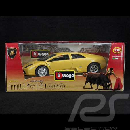 Lamborghini Murcielago 2001 Yellow Metallic 1/18 Bburago 3316