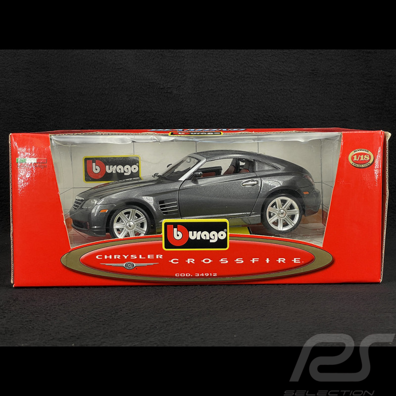 Chrysler Crossfire 2004 Dunkelgrau Metallic 1/18 Bburago 34912