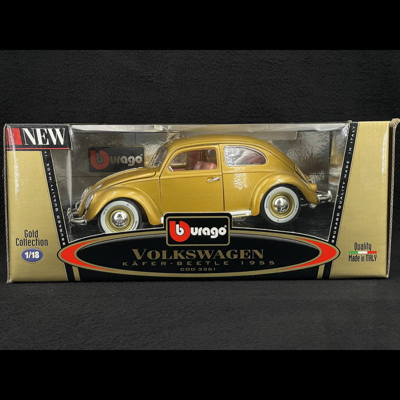 Volkswagen Beetle n°1 000 000 Th 1955 Gold 1/18 Bburago 3361
