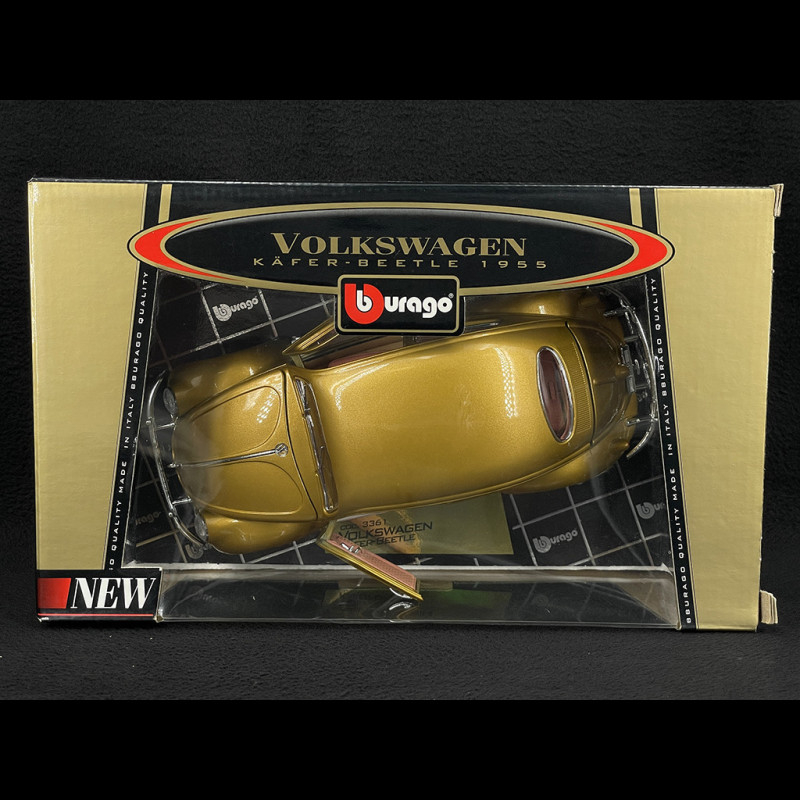 Volkswagen Beetle n°1 000 000 Th 1955 Gold 1/18 Bburago 3361