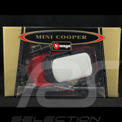 Mini Cooper 2000 Red / White 1/18 Bburago 3379