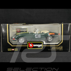 Jaguar E-Type Cabriolet 1961 n°40 British Racing Green 1/18 Bburago 3016