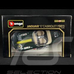 Jaguar E-Type Cabriolet 1961 n°40 Vert British 1/18 Bburago 3016