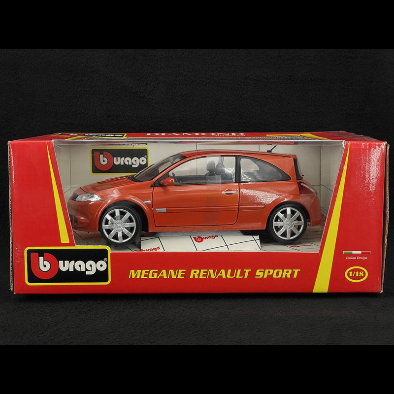 Burago Renault Megane 2 RS Light Blue 2004 1/18