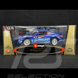 Porsche 911 GT3 Cup Type 996 n°9 Bleu 1/18 Bburago 3335
