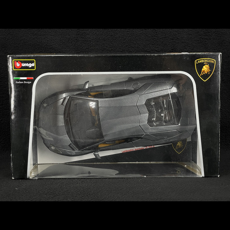 Lamborghini Aventador LP700-4 Dark Grey Metallic 1/18 Bburago 18-11000