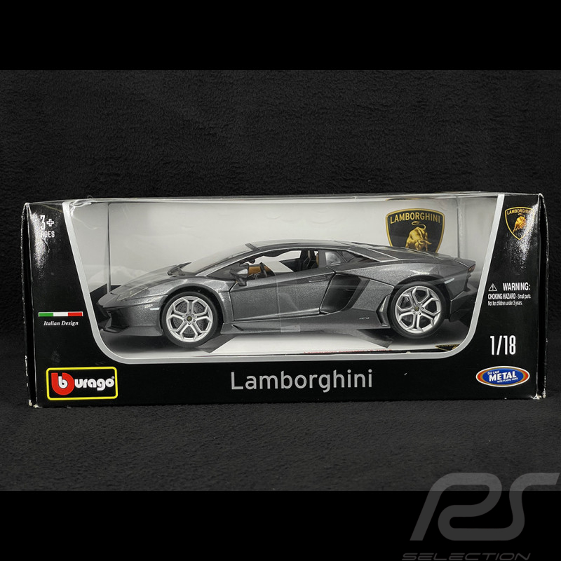 LAMBORGHINI Aventador LP700-4 グレー1:18 模型 Lamborghini Aventador LP700-4 Grey 1/18 Diecast Car Model