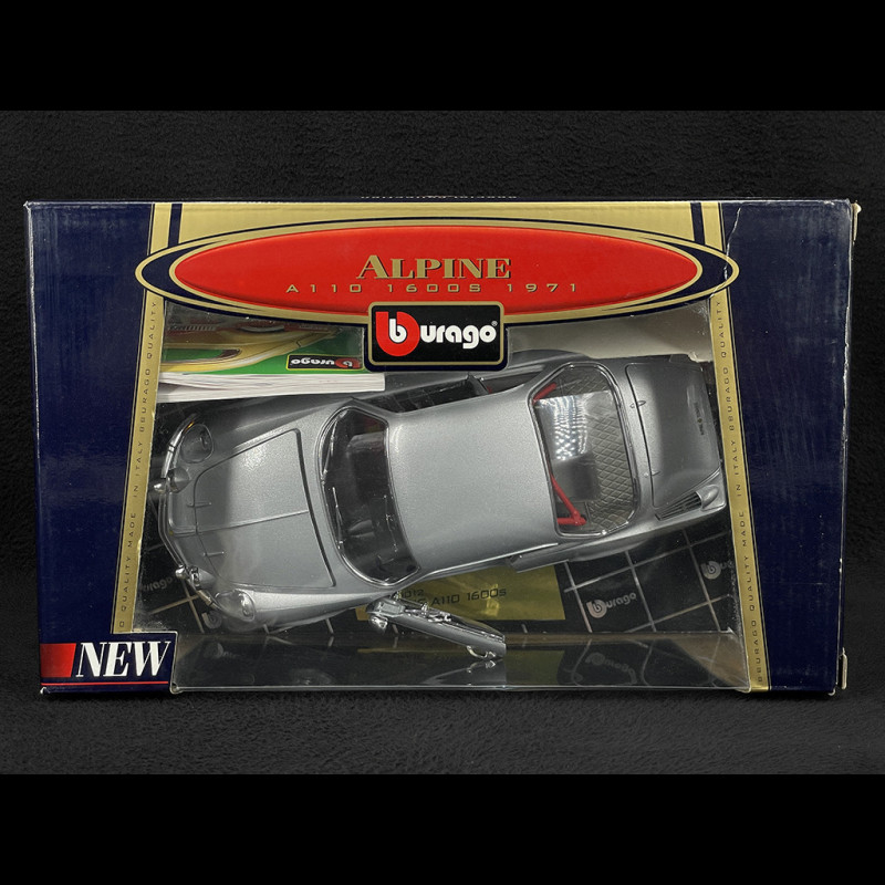 Renault Alpine A110 1600S 1971 Bburago 1/16 Silver 3012