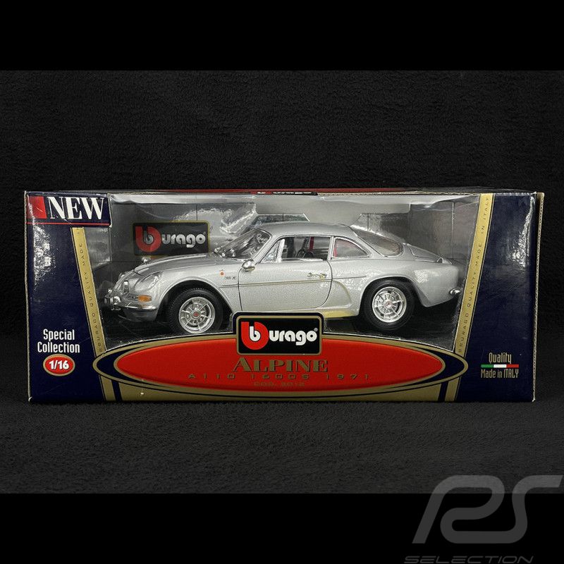 Renault Alpine A110 1600S 1971 Bburago 1/16 Silver 3012