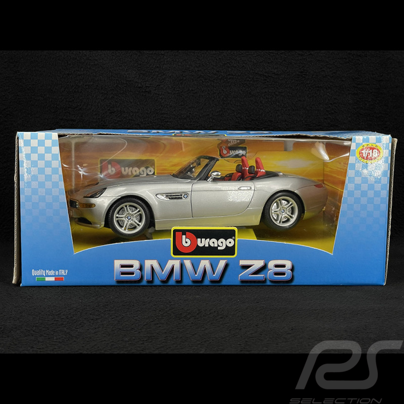 BMW Z8 Spider 1999 Bburago 1/18 Silver 3377