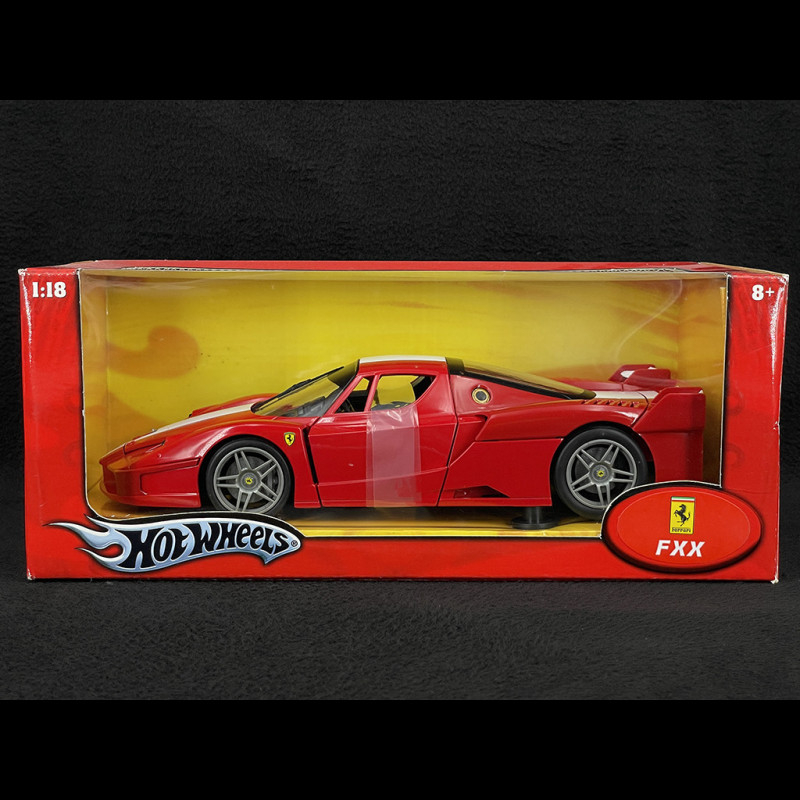 Coche miniatura Ferrari Enzo FXX 1/18 Hot Wheels FXX street racing black - Coches-miniaturas.es