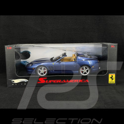 Ferrari Superamerica 2004 Blue 1/18 Hot Wheels J2922