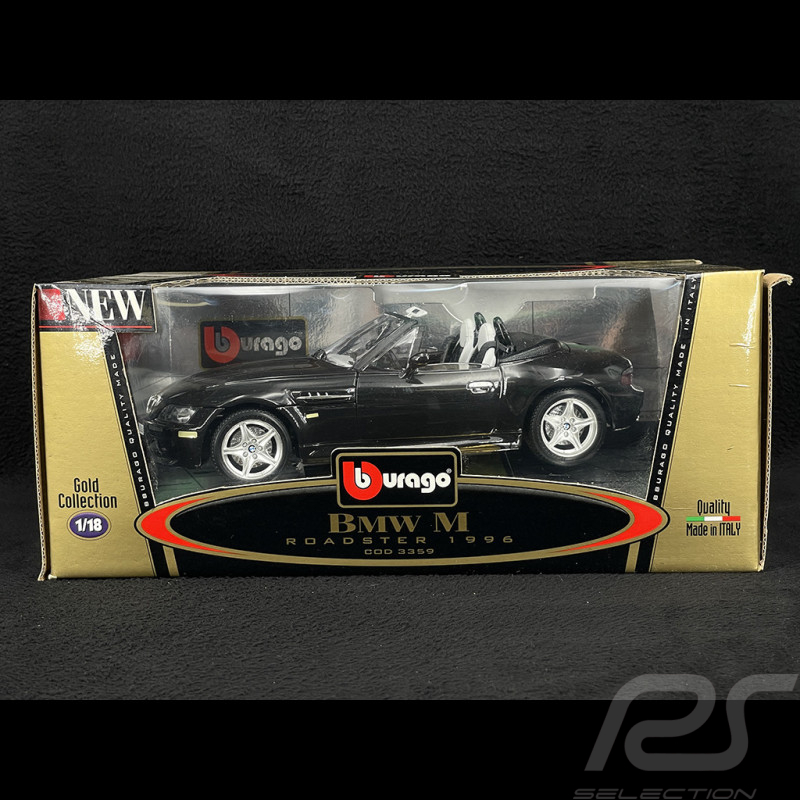 BMW Z3 M Roadster 1996 Black 1/18 Bburago 3359