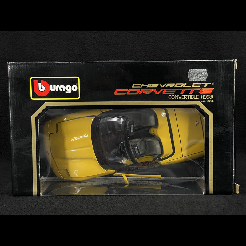 Chevrolet Corvette Convertible 1998 Yellow 1/18 Bburago 3076