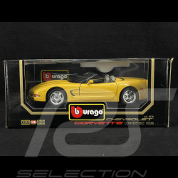Chevrolet Corvette Convertible 1998 Yellow 1/18 Bburago 3076