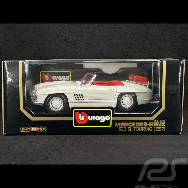 Mercedes-Benz 300 SL Touring 1957 White 1/18 Bburago 3043