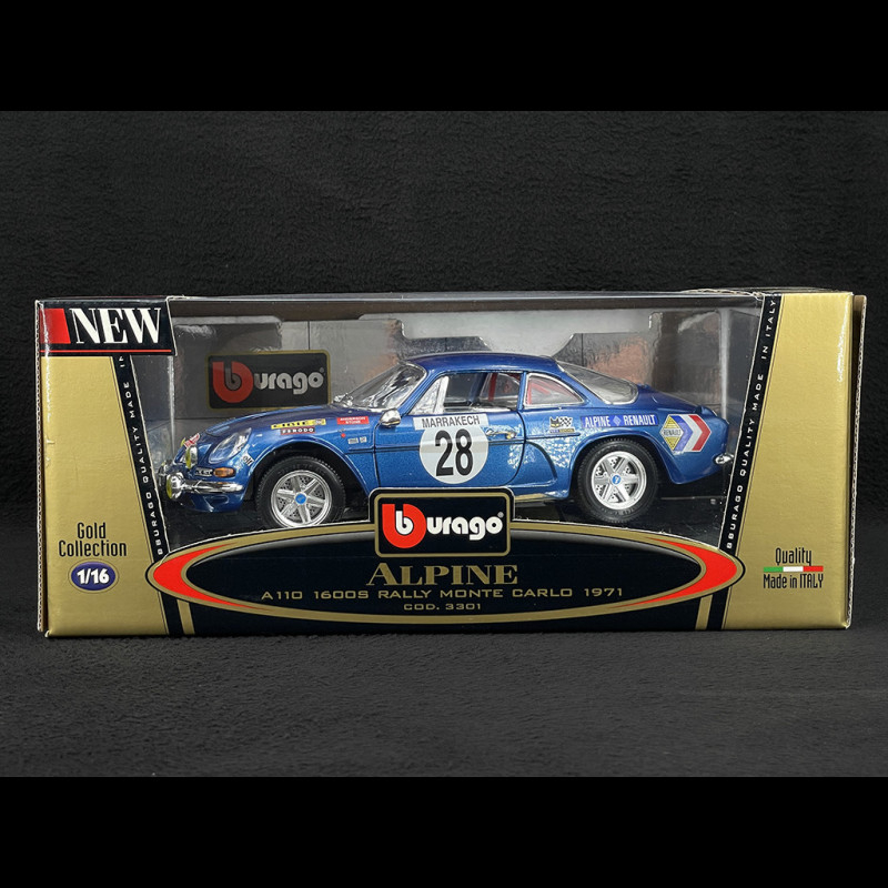 Alpine A110 1600S n° 28 Winner Rallye Monte Carlo 1971 1/18