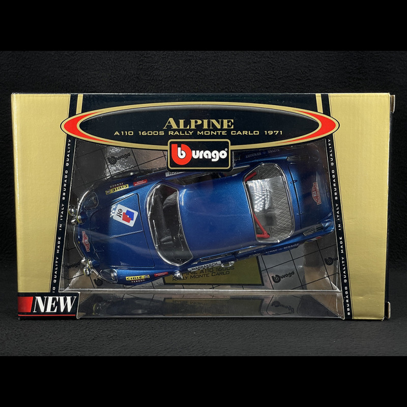 Alpine A110 1600S n° 28 Winner Rallye Monte Carlo 1971 1/18