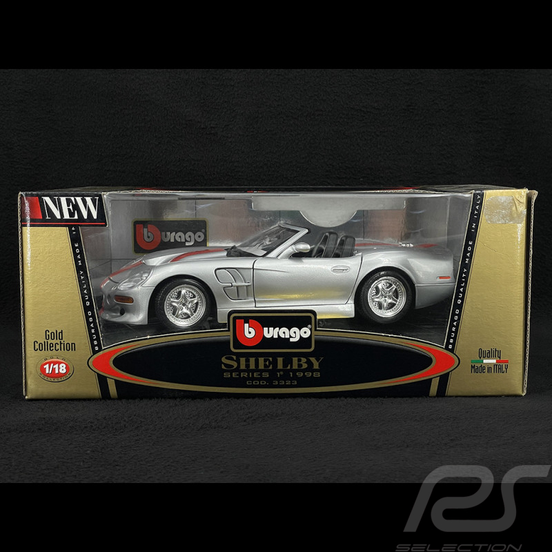 Shelby Series 1 1998 Argent 1/18 Bburago 3323