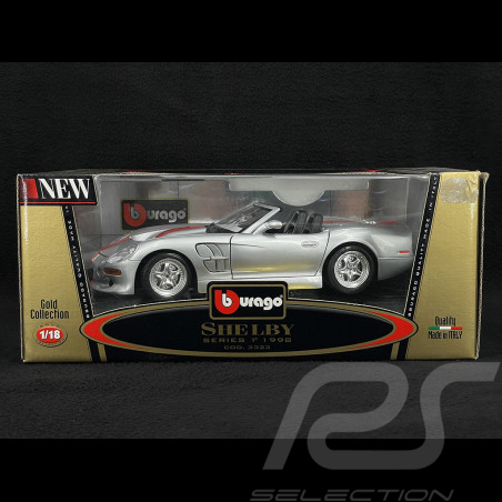 Shelby Series 1 1998 Silver 1/18 Bburago 3323