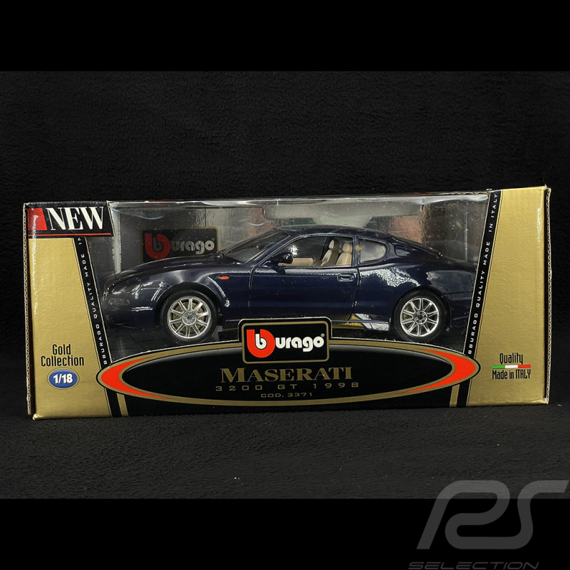 Maserati 3200 GT 1998 Marineblau 1/18 Burago 3371