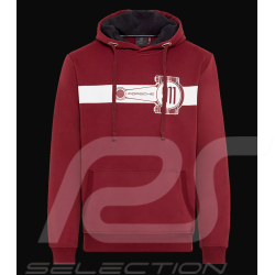 Set von 2 Porsche Sweatshirt + Bielle T-Shirt 911 Essential Weiß / Burgundyrot
