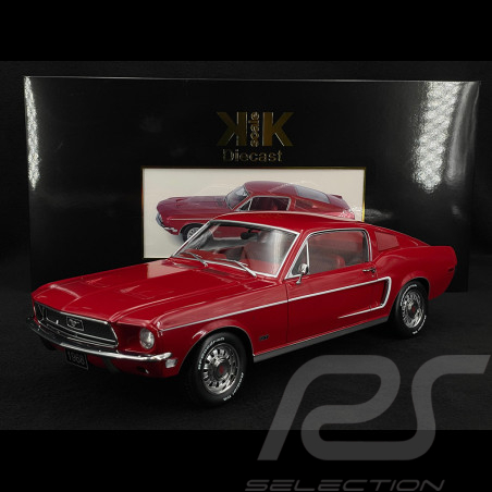 Ford Mustang GT Fastback 1968 Rot 1/12 KK Scale KKDC120222