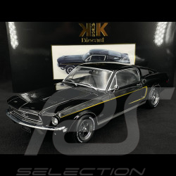 Ford Mustang GT Fastback 1968 Noire 1/12 KK Scale KKDC120223