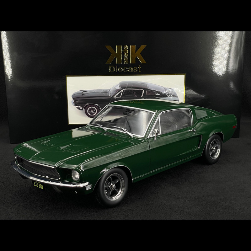 1968 FORD MUSTANG GT Steve McQueen BULLITT Chrome Edition 1:18 Greenlight 1282 EUR 100,74 - FR