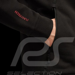 Sweatshirt Ferrari Leclerc / Hamilton à capuche zippé PumaTech Noir 633936-01