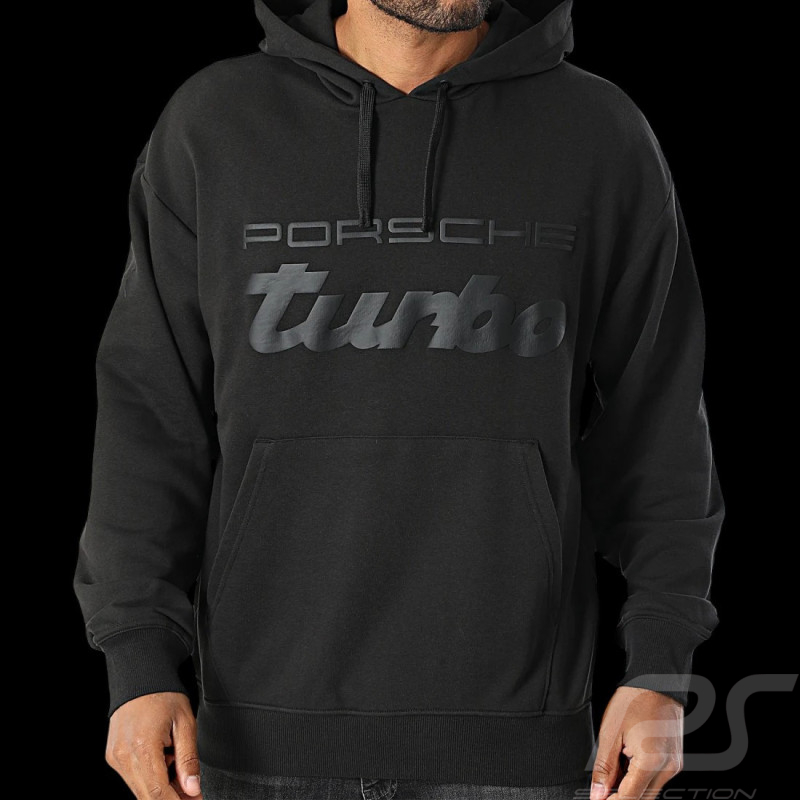 Sweatshirt Porsche à capuche Turbo Noir Puma 636185-01
