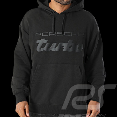 Sweatshirt Porsche à capuche Turbo Noir Puma 636185-01