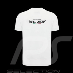 Lamborghini T-Shirt Squadra Corse SC63 White Men – Motorsport
