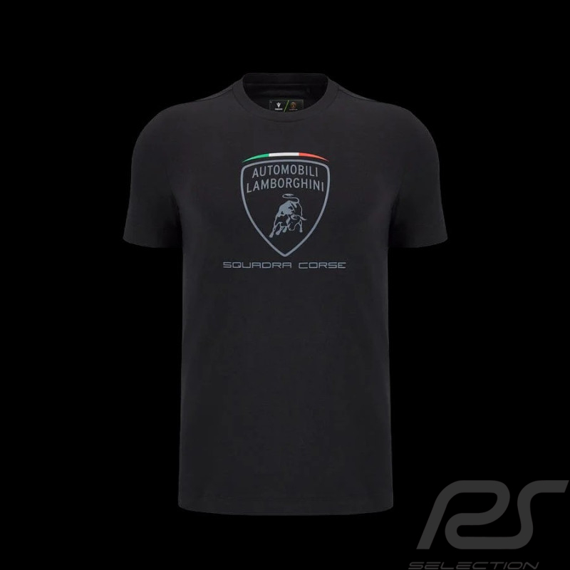 Lamborghini T-Shirt Squadra Corse SC63 Schwarz Herren – Motorsport