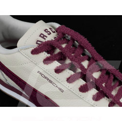 Porsche Schuhe 911 Easy Rider Puma Beige / Burgunderrot 308868-01 - unisex