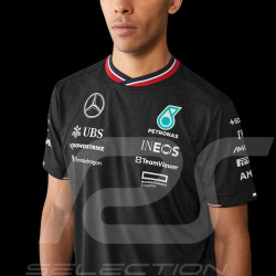 T-shirt Mercedes pas cher AMG Petronas Tommy Hilfiger Noir – 701227950